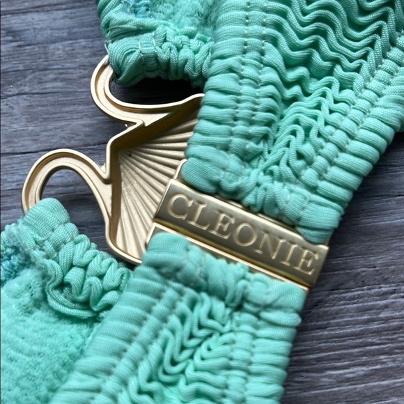 Cleonie Swimin Australia bikini top Mint Green New with tags - Picture 3 of 8